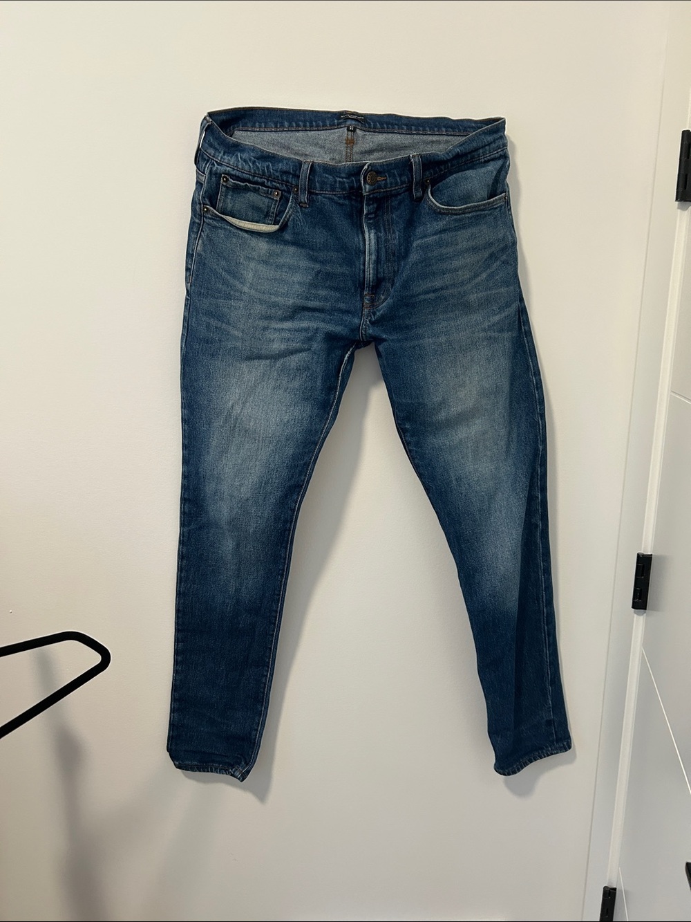 Club monaco Slim Straight Men's Dark Blue Wash Jeans